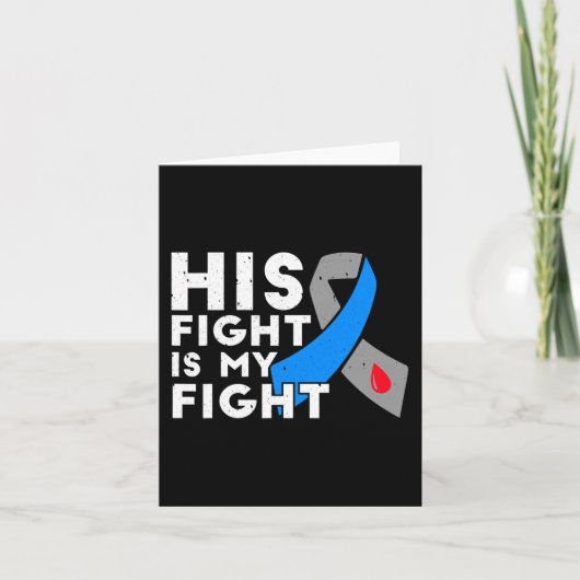 彼の戦いは私の戦い1型糖尿病認識度G カード (正面)