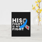 彼の戦いは私の戦い1型糖尿病認識度G カード (黄色い花)