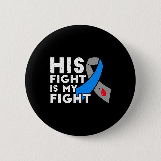 彼の戦いは私の戦い1型糖尿病認識度G 缶バッジ (正面)