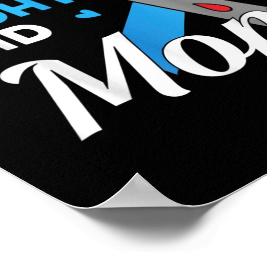 彼の戦いは私の戦い1型糖尿病T1D糖尿病 ポスター (角)