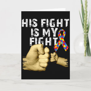 彼の戦いは私の戦い 自閉症 Awareness サポート モン カード