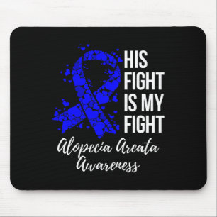 彼の戦いは私の戦いAlopecia Areata認識度 マウスパッド