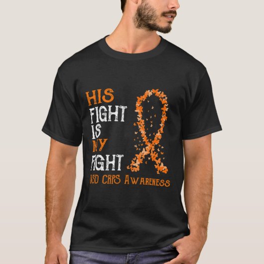 彼の戦いは私の戦いRSD CRPS認識度3 Tシャツ (正面)