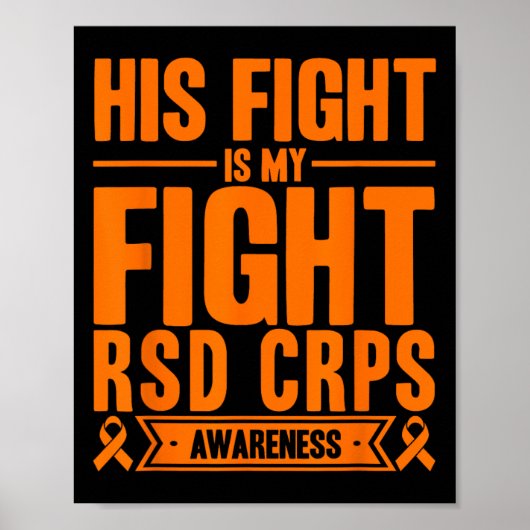 彼の戦いは私の戦いRsd Crps認識度4 ポスター (正面)