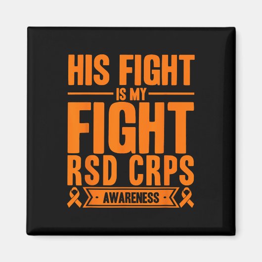 彼の戦いは私の戦いRsd Crps認識度4 マグネット (正面)