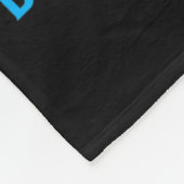 彼の戦いは私の戦いT1dパパ1型糖尿病アワル フリースブランケット (角)