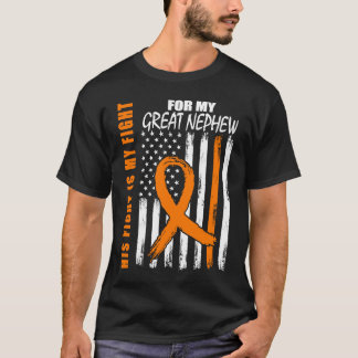 彼の戦いは私の甥素晴らし白血病アワーン Tシャツ