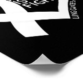 彼の戦いは私の肺がん認識度月 ポスター (角)