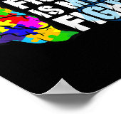 彼の戦いは私の自閉症の意識と ポスター (角)