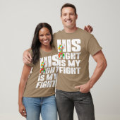 彼の戦いは私の自閉症の意識と Tシャツ (ユニセックス)