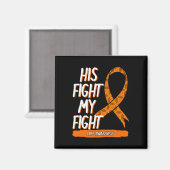 彼の戦い私の戦いCrps認識度オレンジリボンRs マグネット (正面/裏面)