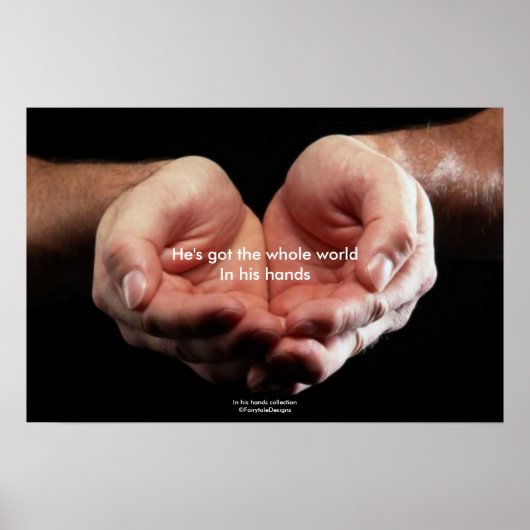 彼の手にポスター ポスター (正面)