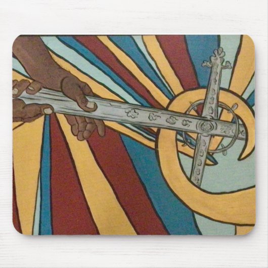 彼の手に マウスパッド (正面)