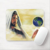 彼の手のマウスパッドの世界 マウスパッド (マウス)