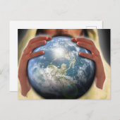 彼の手の世界全体 シーズンポストカード (正面/裏面)