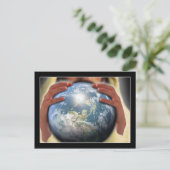 彼の手の世界全体 ポストカード (スタンド正面)