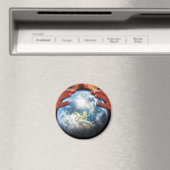 彼の手の世界全体 マグネット (インサイチュ (食洗機))