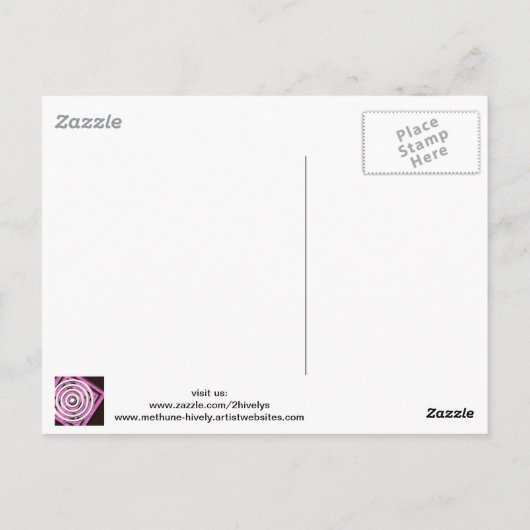 彼の手の中の世界 ポストカード (裏面)