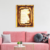 彼の手の震え キャンバスプリント (インサイチュ (リビング))