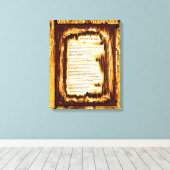 彼の手の震え キャンバスプリント (インサイチュ (ウッドフロア))