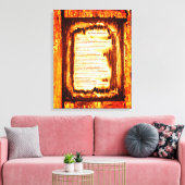 彼の手の震え キャンバスプリント (インサイチュ (リビング))