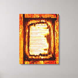 彼の手の震え キャンバスプリント