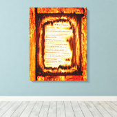 彼の手の震え キャンバスプリント (インサイチュ (ウッドフロア))