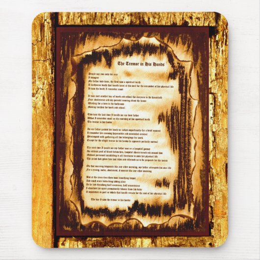 彼の手の震え マウスパッド (正面)