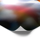 彼の手ストライプで ポスター (角)