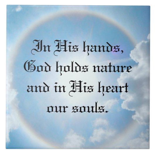 彼の手 タイル (正面)