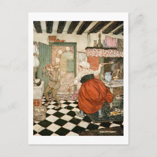 彼の打ち負けは多い ポストカード (正面)