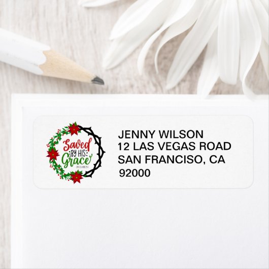 彼の救恵みによって ラベル (インサイチュ)