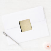 彼の日記、南極の最後のページ スクエアシール (封筒)