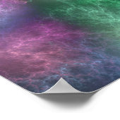 彼の明るいマテリアルプリント ポスター (角)