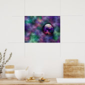 彼の明るいマテリアルプリント ポスター (キッチン)