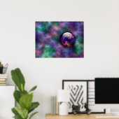 彼の明るいマテリアルプリント ポスター (ホームオフィス)