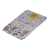 彼の星を見た!クリスマス マグネット (左側)