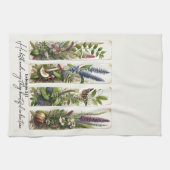 彼の時代の植物学で美しいすべてのもの キッチンタオル (横)