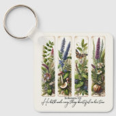 彼の時代の植物学で美しいすべてのもの キーホルダー (正面)