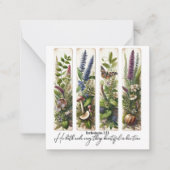 彼の時代の植物学で美しいすべてのもの ノートカード (正面)