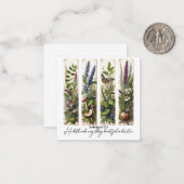 彼の時代の植物学で美しいすべてのもの ノートカード (正面/裏面インサイチュ)