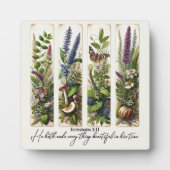 彼の時代の植物学で美しいすべてのもの フォトプラーク (正面)