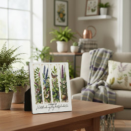 彼の時代の植物学で美しいすべてのもの フォトプラーク