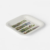 彼の時代の植物学で美しいすべてのもの ペーパープレート (傾斜あり)