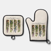 彼の時代の植物学で美しいすべてのもの 鍋つかみ&鍋敷きセット (正面)