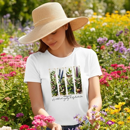 彼の時代の植物学で美しいすべてのもの Tシャツ
