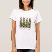 彼の時代の植物学で美しいすべてのもの Tシャツ (正面)