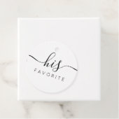 彼の最も愛する書道の贈り物、クラシックな丸い形 フェイバータグ (インサイチュ)