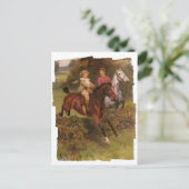 彼の最初のフェンス ポストカード (スタンド正面)