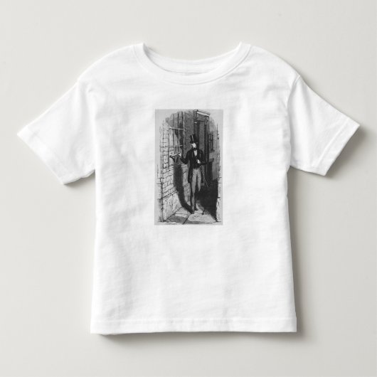 彼の最初文学を置くDickens トドラーTシャツ (正面)